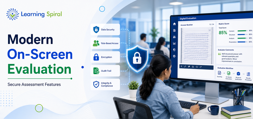 Modern On Screen Evaluation System for secure Digital Evaluation and answer script marking